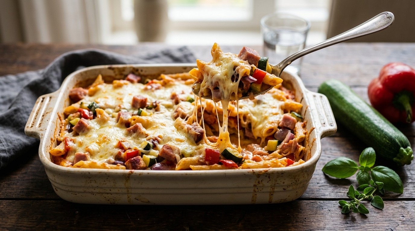 Italiaanse Ovenschotel met ham