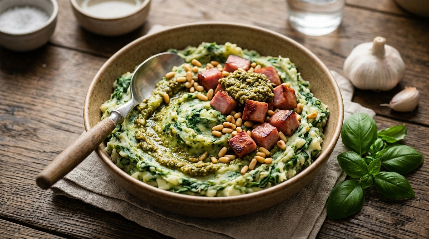 Italiaanse Stamppot met Pesto