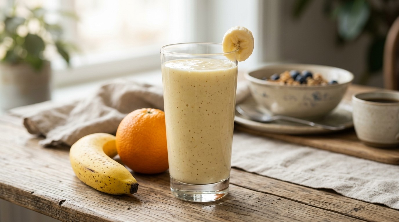 Joël's Banaan-Yoghurt Smoothie