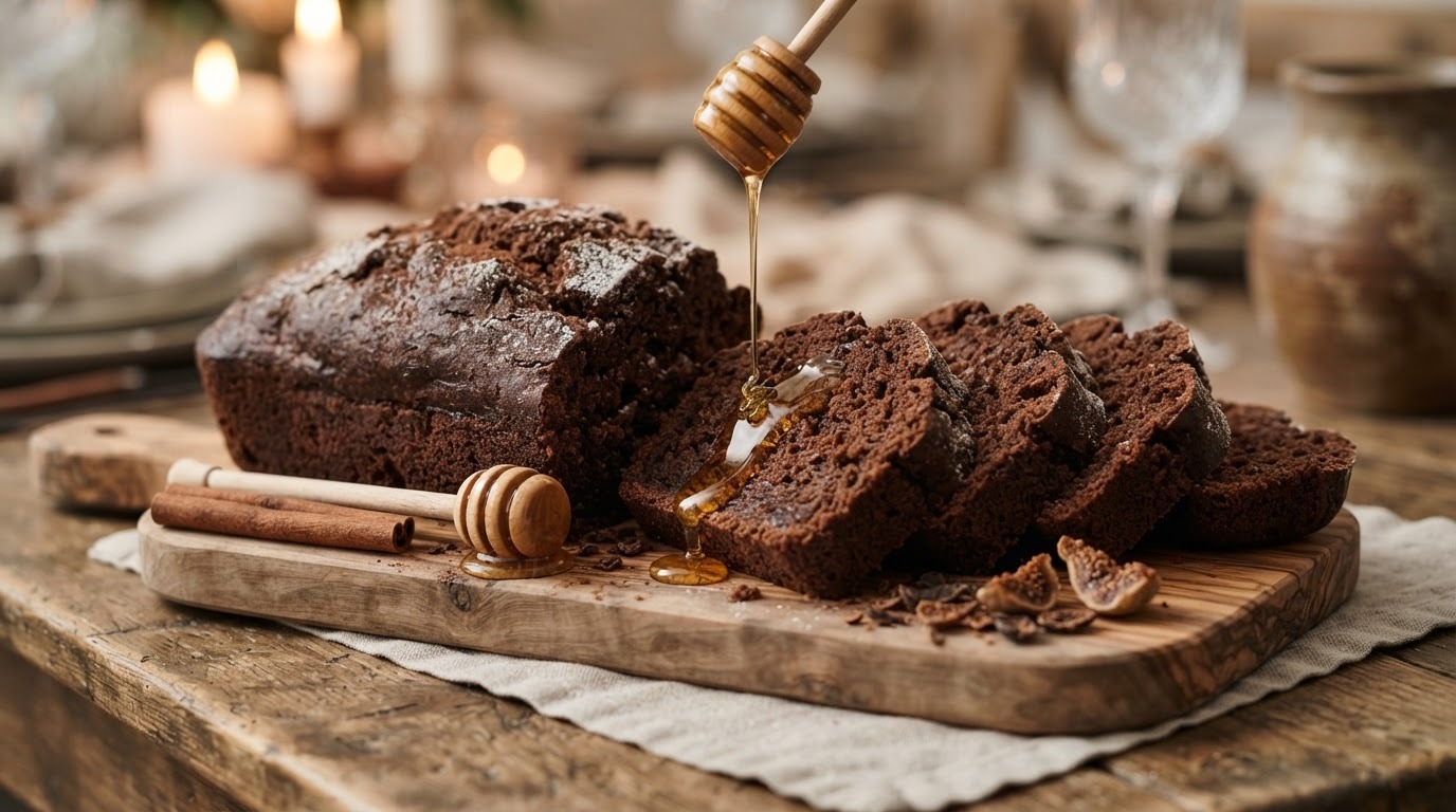 Johannesbrood-honingcake uit de Tijd van de Bijbel
