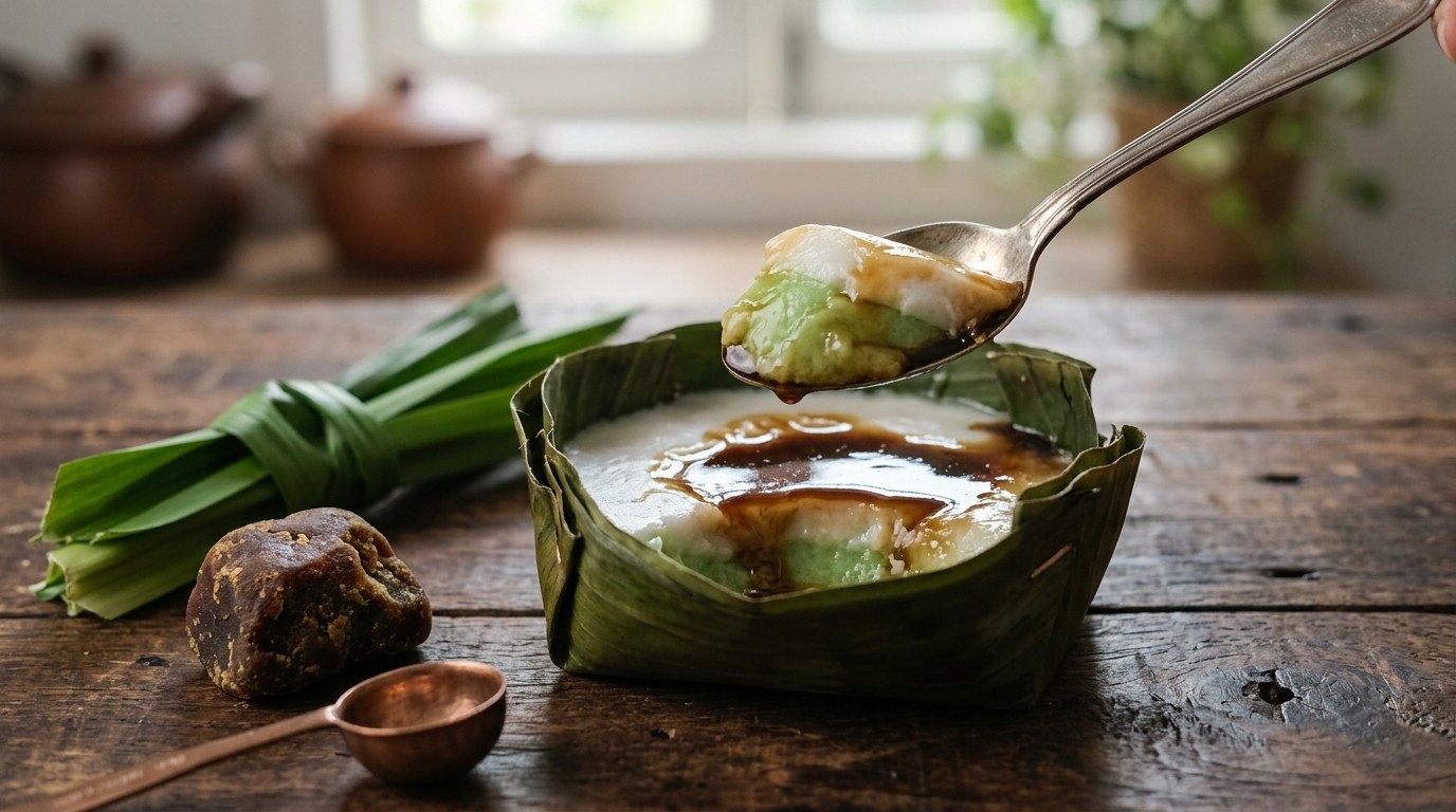 Jongkong Surabaya (gestoomde Rijstcake)