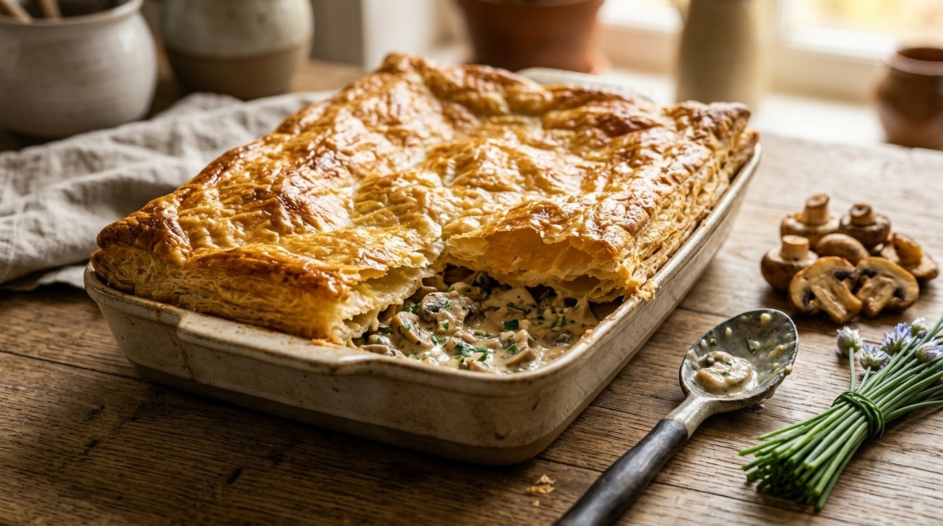 Kaaschampignon Ovenschotel