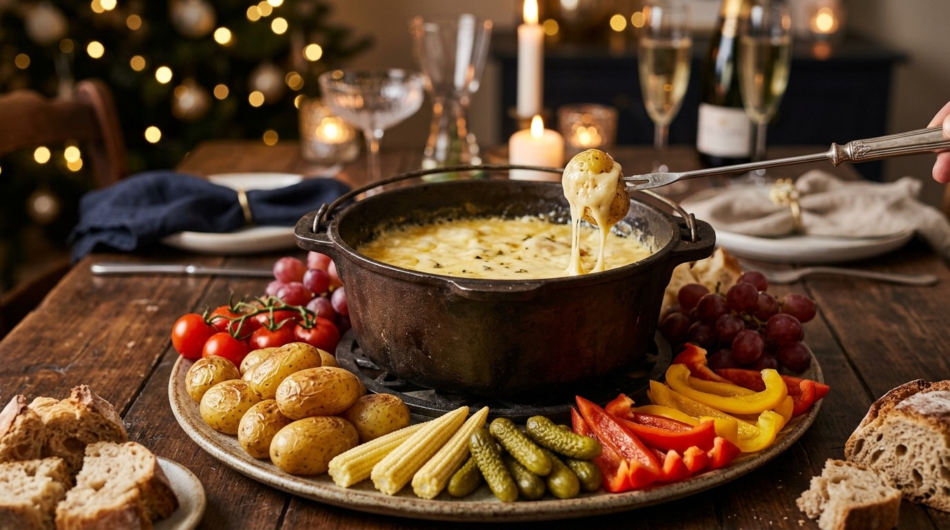 Kaasfondue uit de Oven