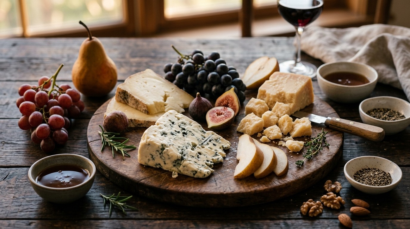 Kaasplank met Kaas en Vruchten recept Kaasplank met Kaas en Vruchten recept