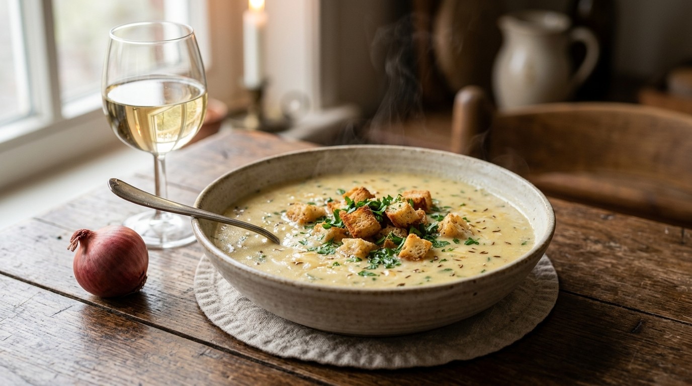 Kaassoep met Croûtons recept Kaassoep met Croûtons recept