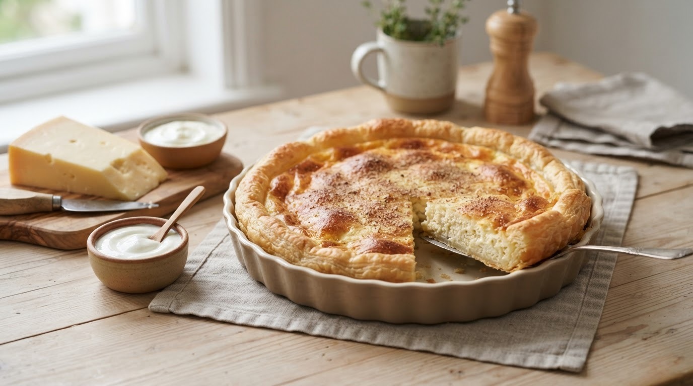 Kaastaart met Yoghurt