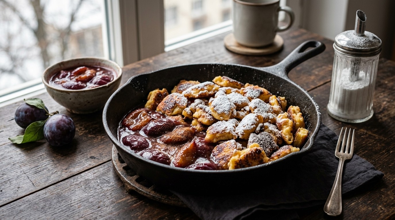 Kaiserschmarn met Pruimen