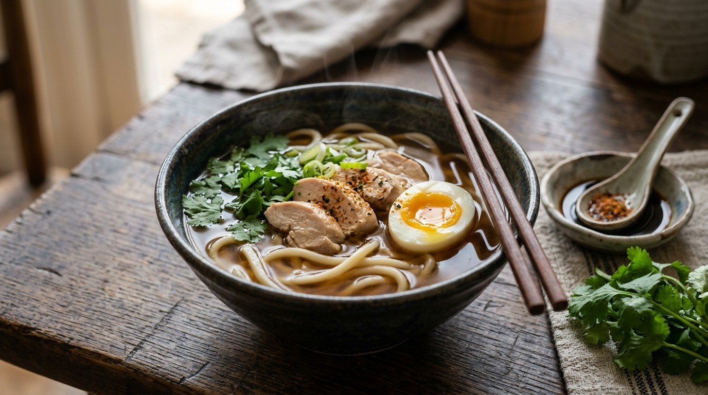 Kake-Jiru (Tarwe-mie Soep)