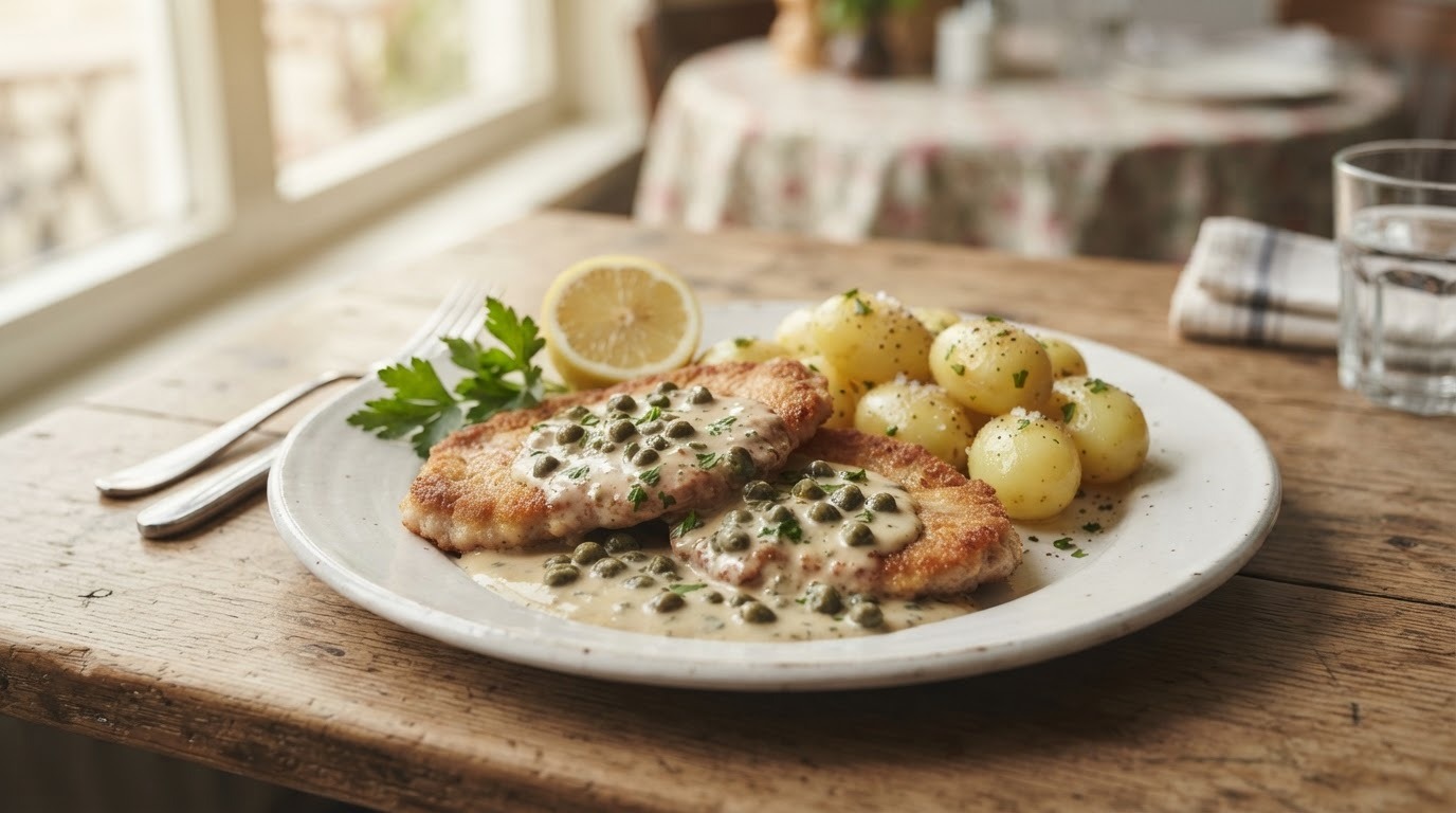 Kalfsoesters met Kappertjesmayonaise