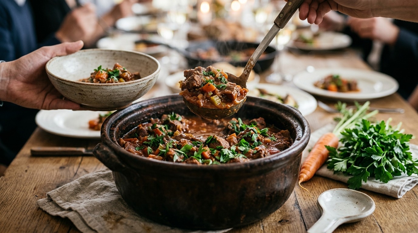 Kalfsragout á la Italia Voor Buffet