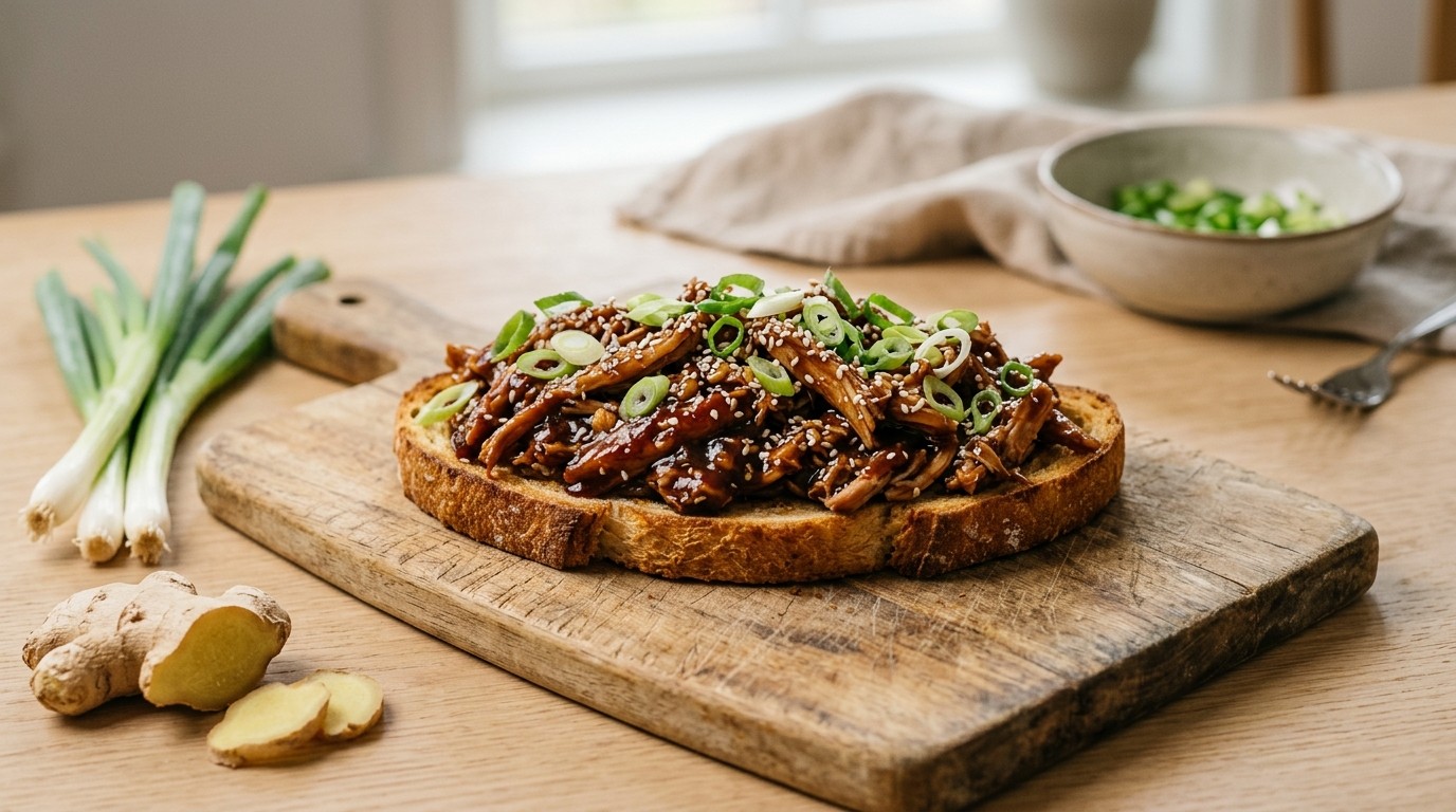 Kalkoen met Lente ui op Toast recept Kalkoen met Lente ui op Toast recept