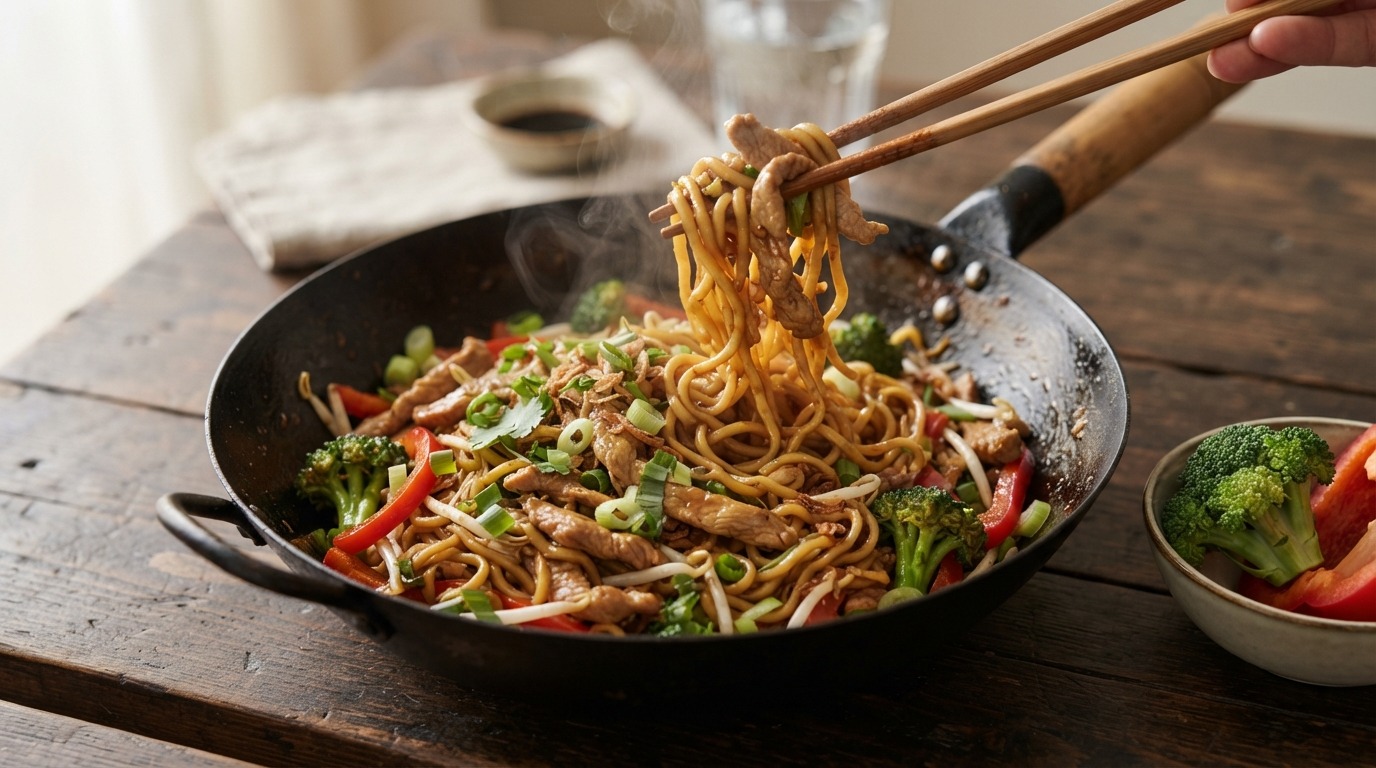 Kalkoen met mie