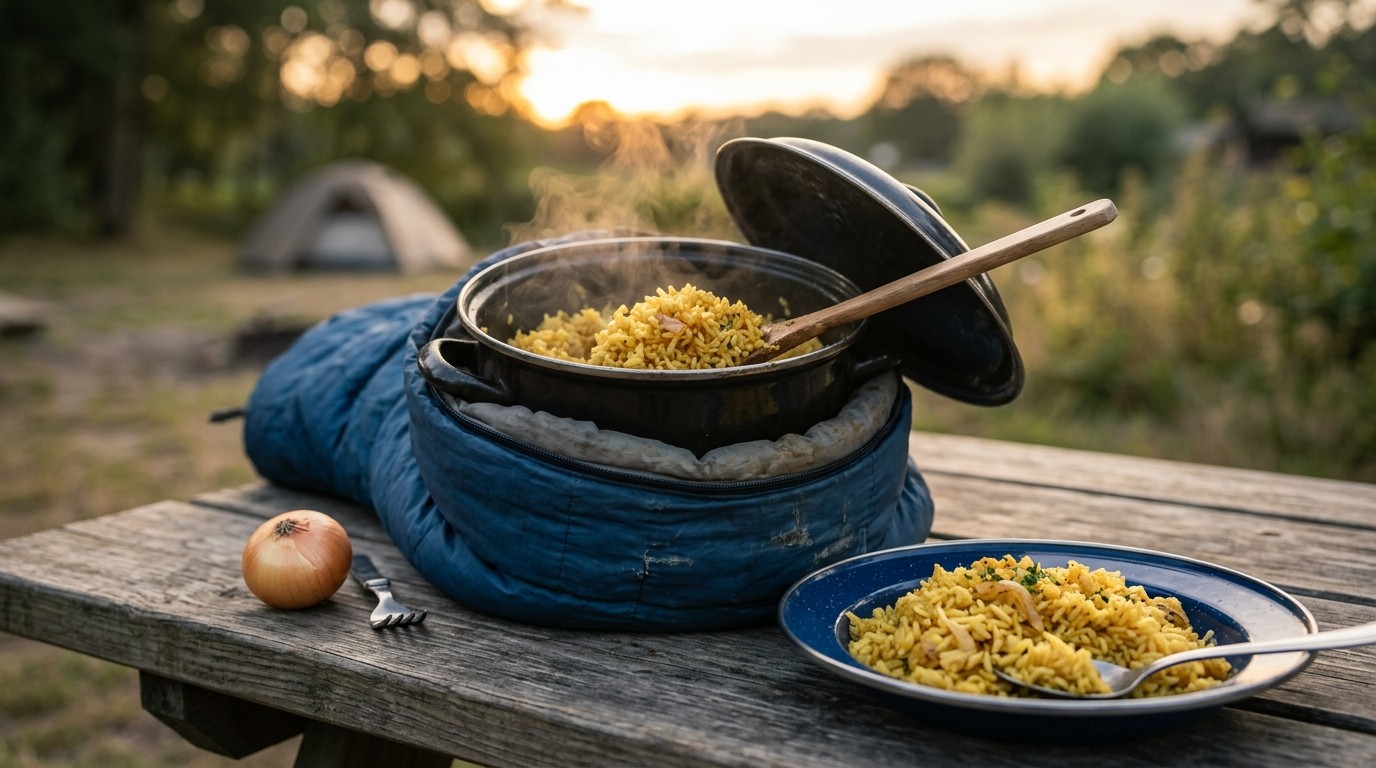 Kampeerrijst recept Kampeerrijst recept