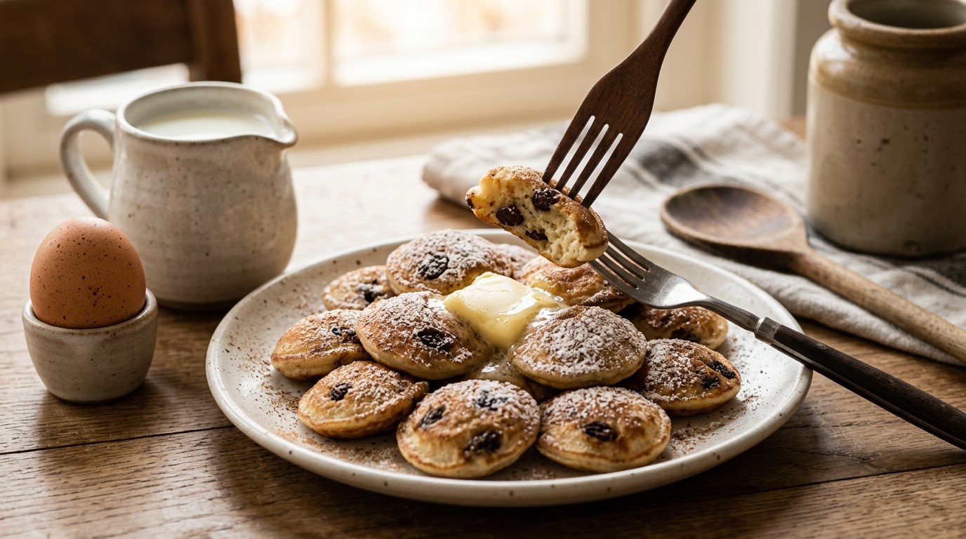 Kaneelrozijnenpoffertjes recept Kaneelrozijnenpoffertjes recept