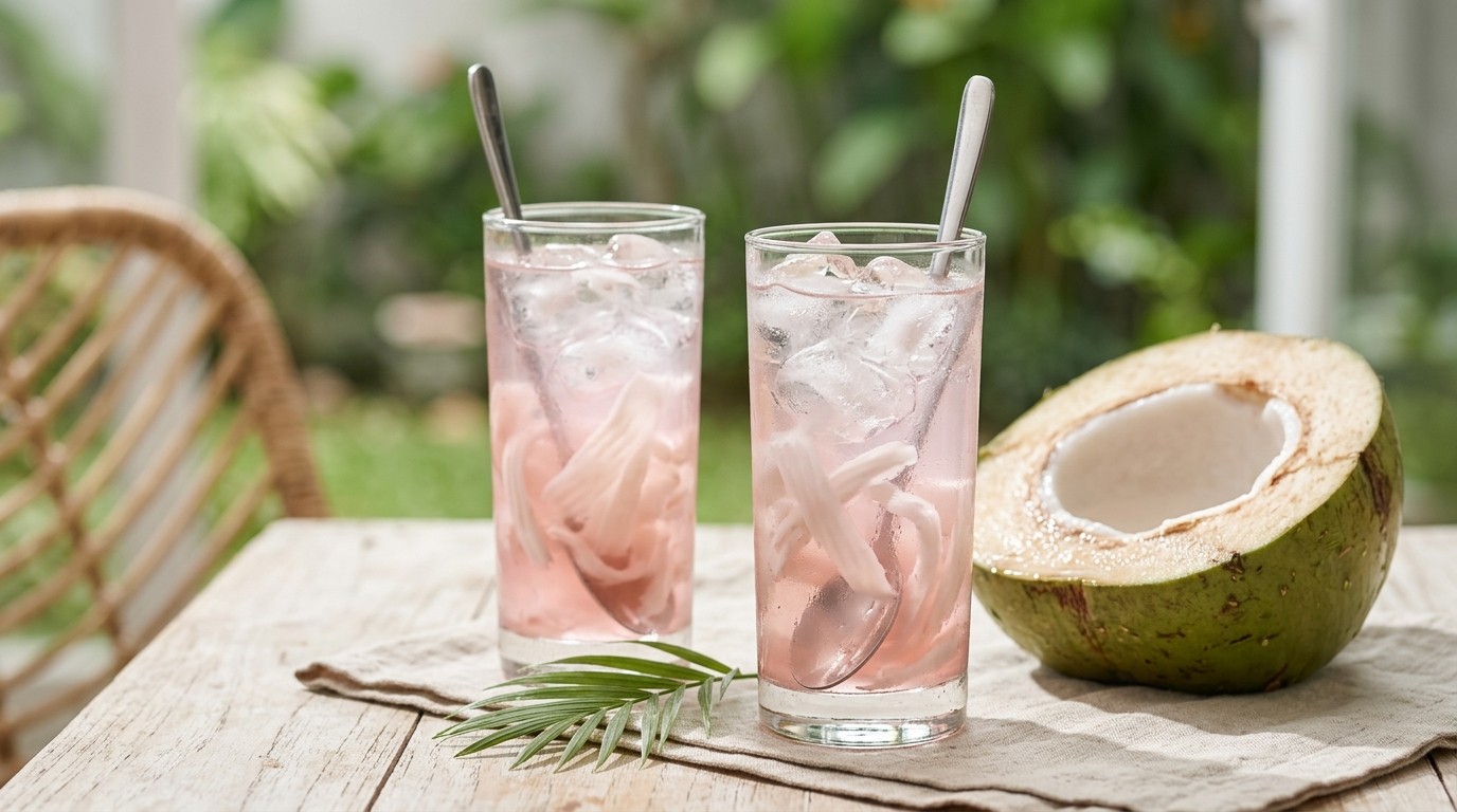Kelapa Muda (kokos Drankje) recept Kelapa Muda (kokos Drankje) recept
