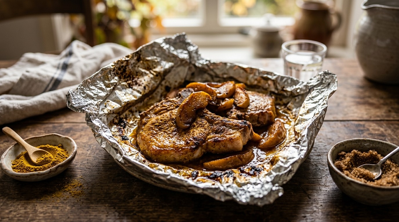 Kerriekarbonaadjes met Appel recept Kerriekarbonaadjes met Appel recept