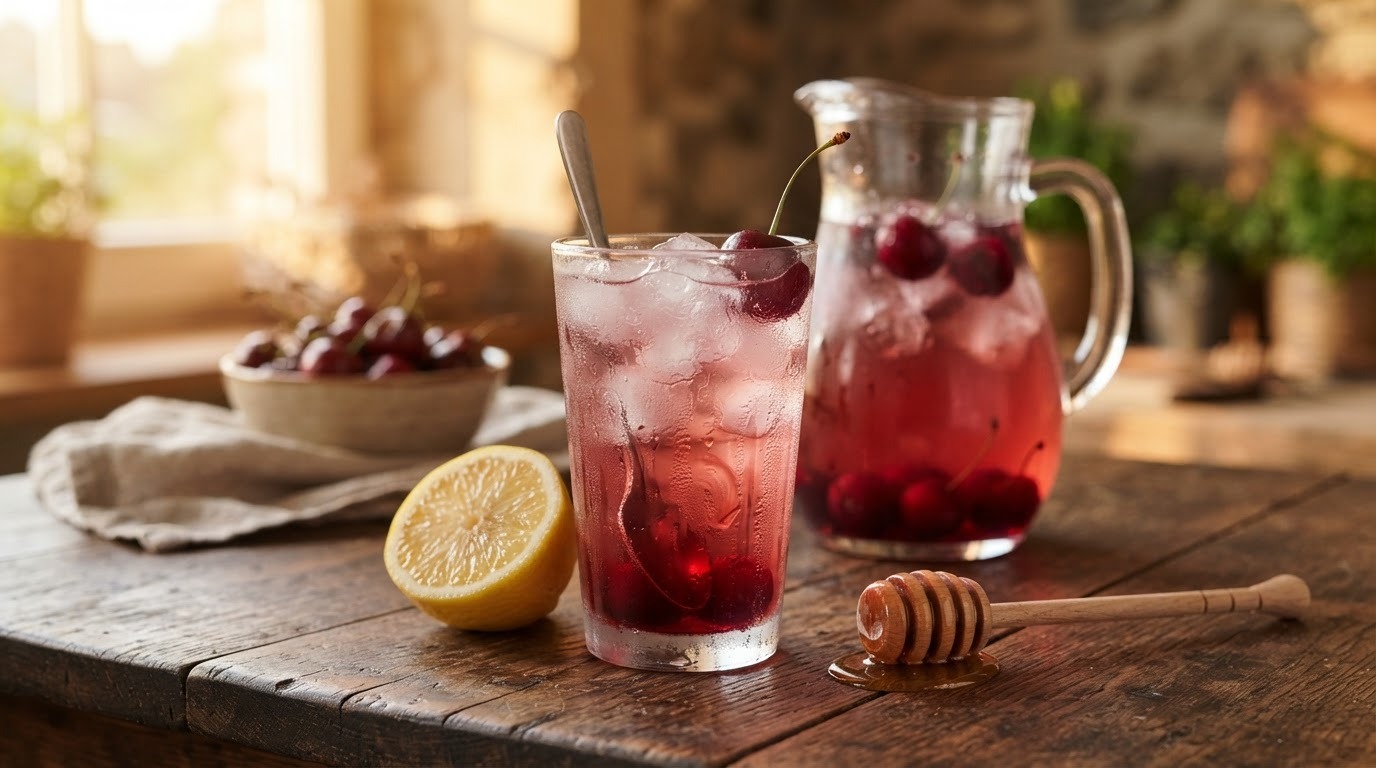 Kersenlimonade recept Kersenlimonade recept