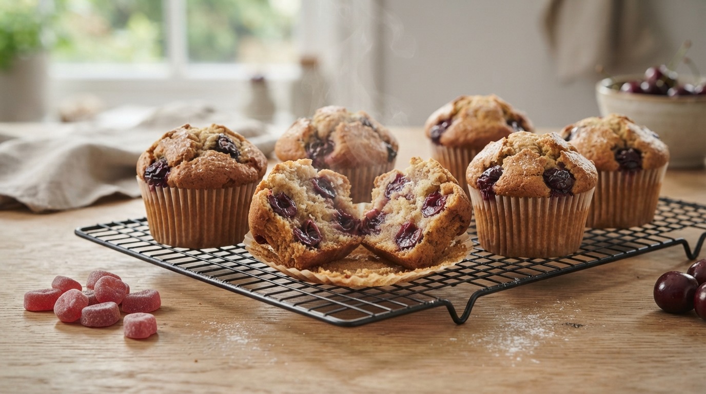 Kersenmuffins