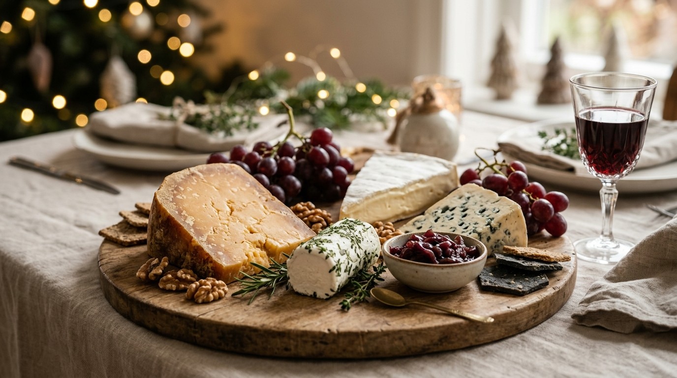 Kerst-kaasplankje