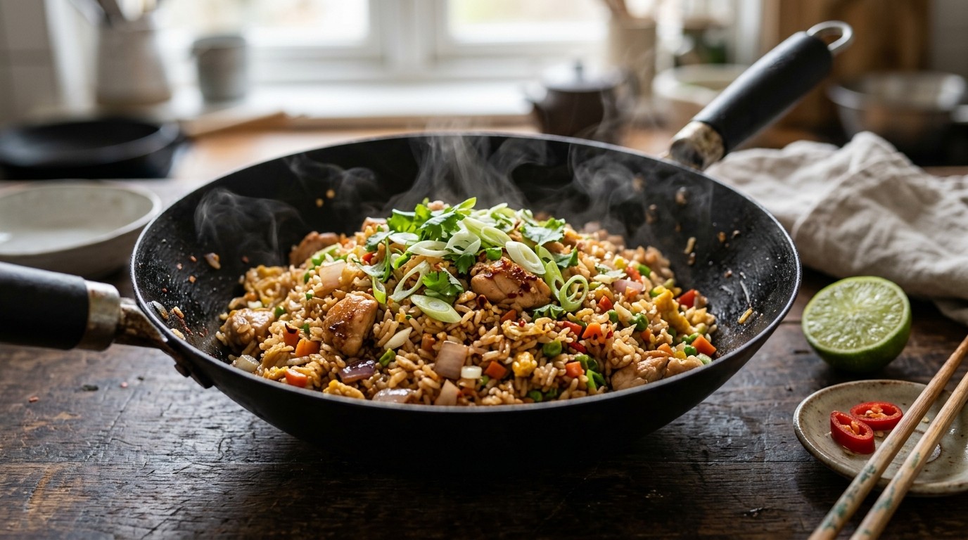 Khauw Phad recept Khauw Phad recept