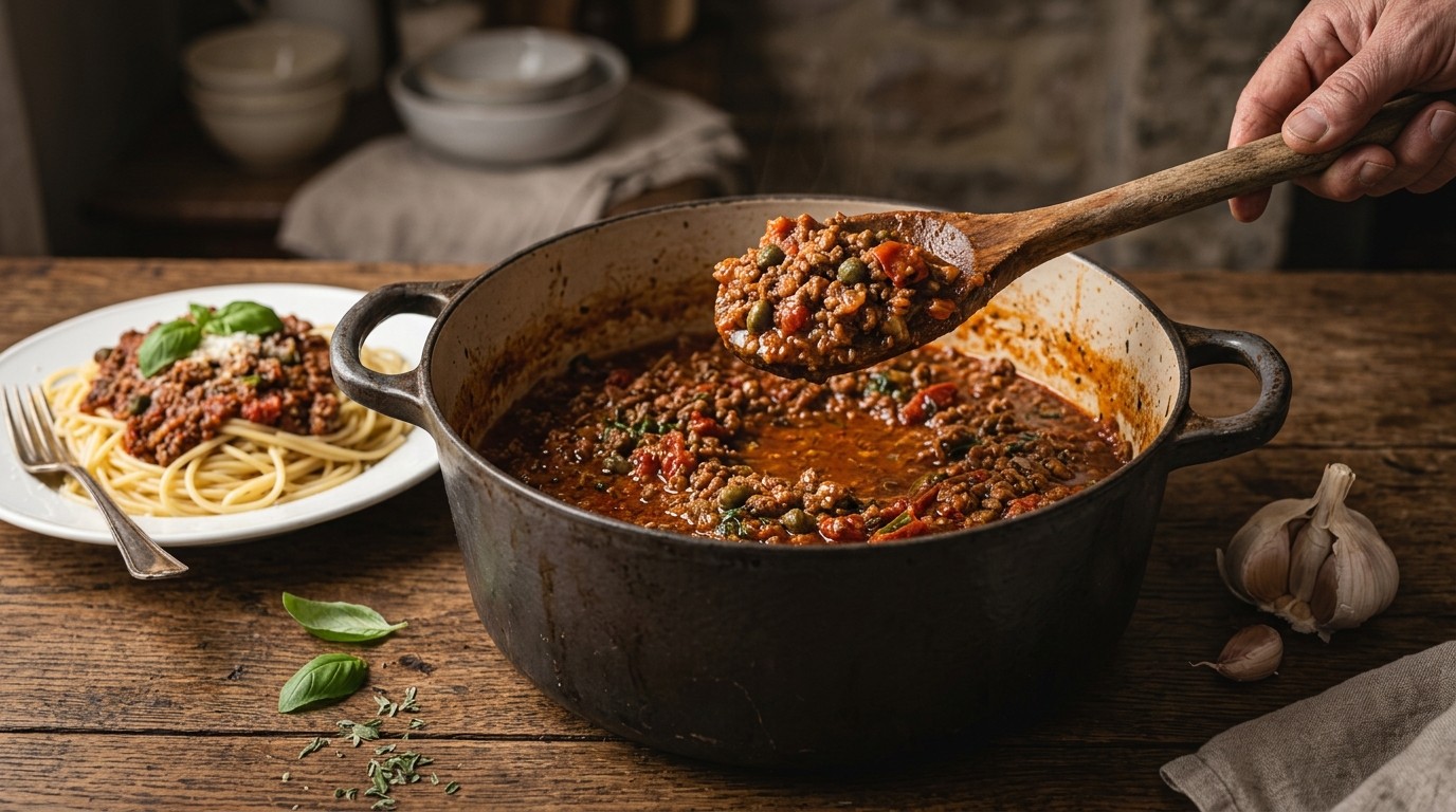 Killer Bolognese Saus recept Killer Bolognese Saus recept