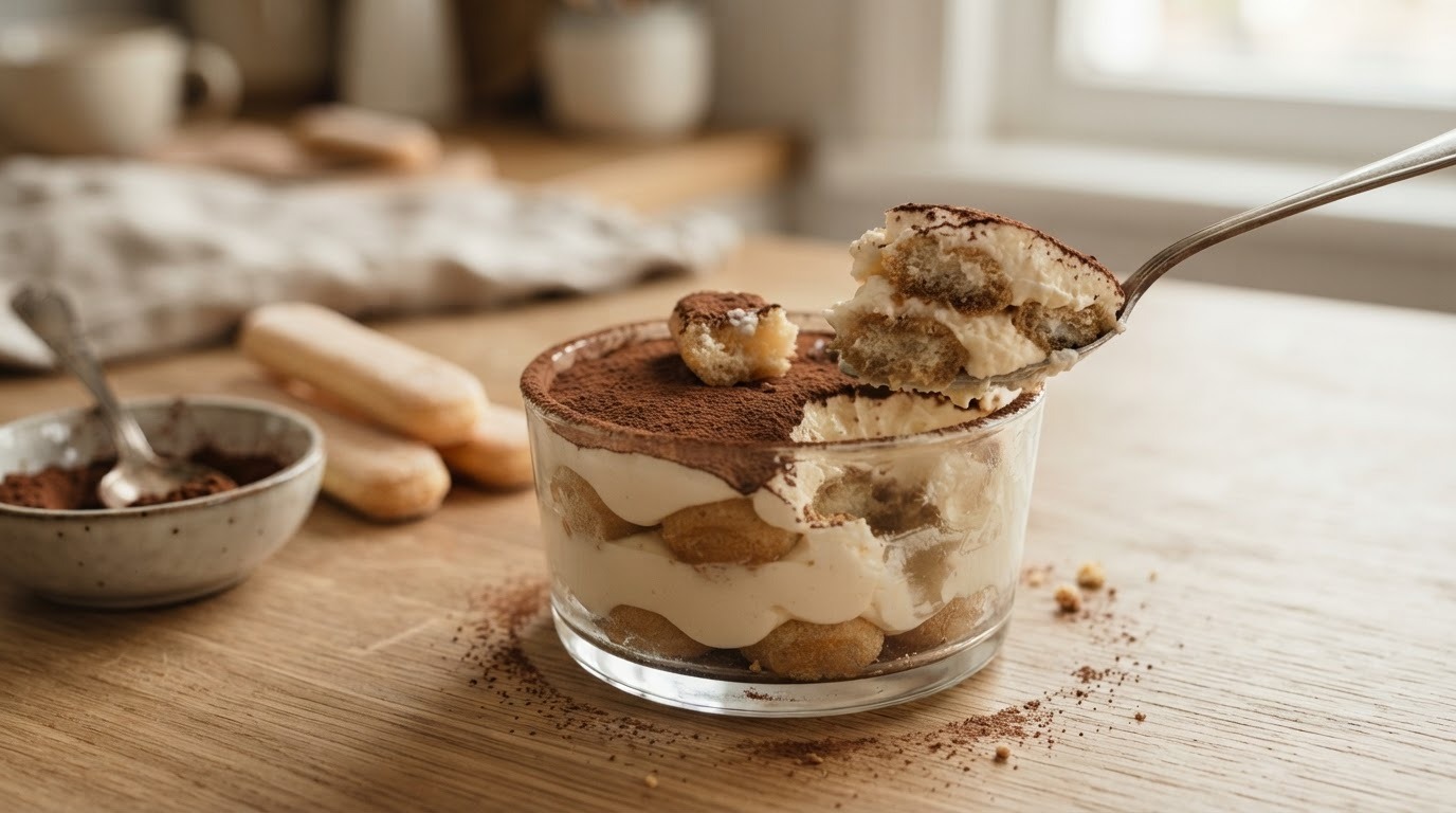 Kindvriendelijke Tiramisu recept Kindvriendelijke Tiramisu recept