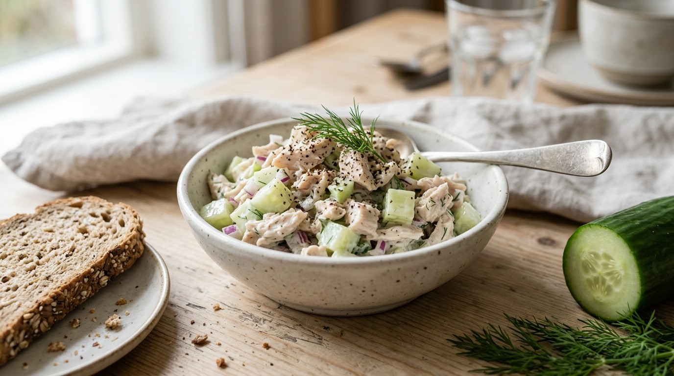 Kip-Komkommersalade recept Kip-Komkommersalade recept