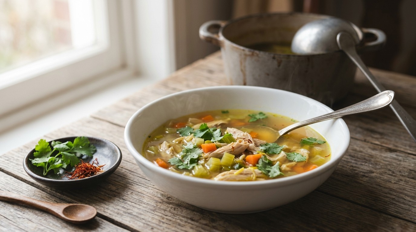 Kip- Kruidensoep recept Kip- Kruidensoep recept