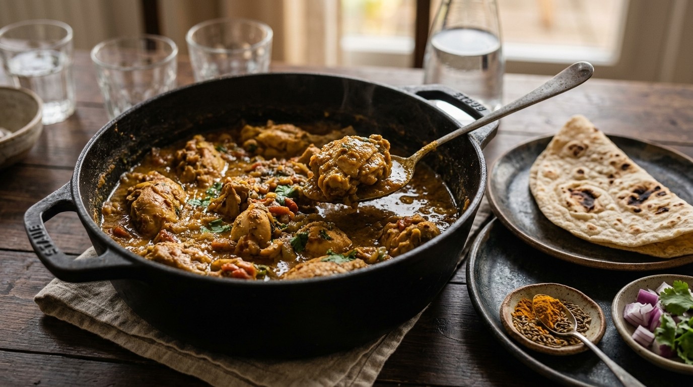 Kip Masala, Onderdeel van de Roti