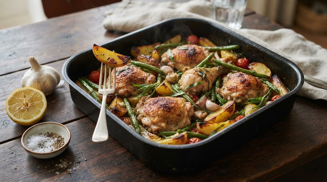 Kip met Aardappeltjes uit de Oven