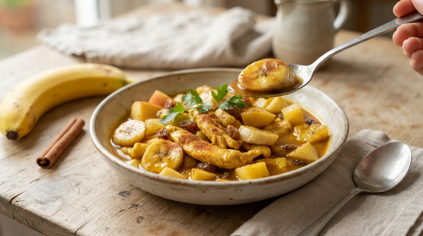 Kip met Banaan recept Kip met Banaan recept