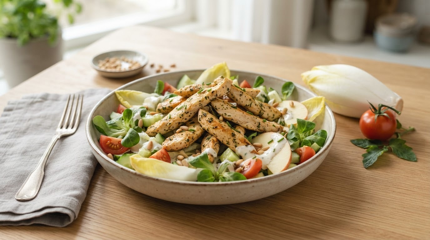 Kip met Witlofsalade
