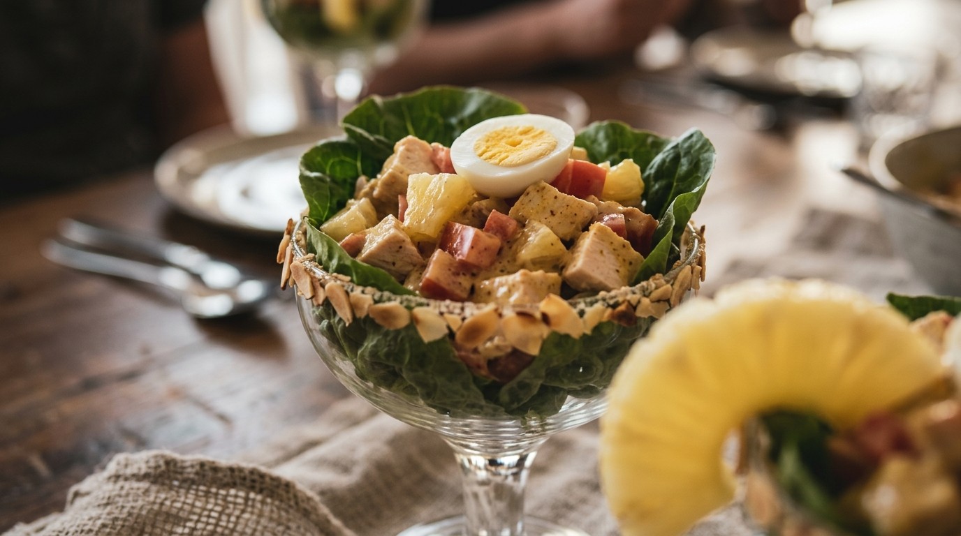 Kipcocktail met Ananas
