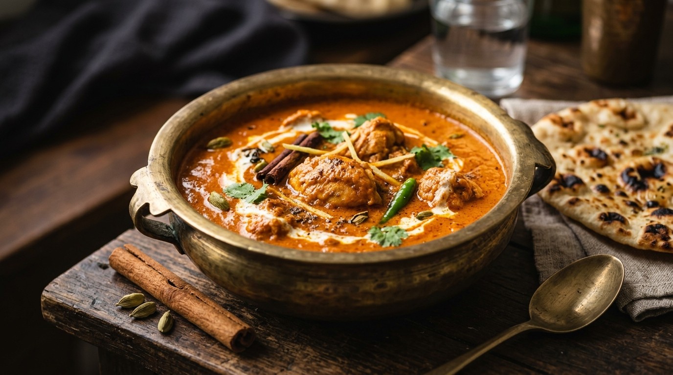 Kipcurry met Tomaat en Honingroom