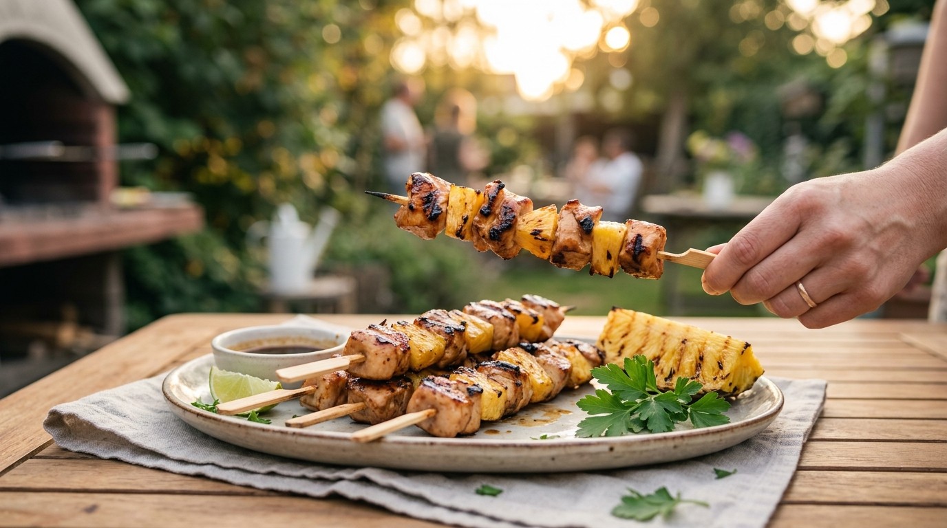 Kipfilet Hawaï Voor de bbq