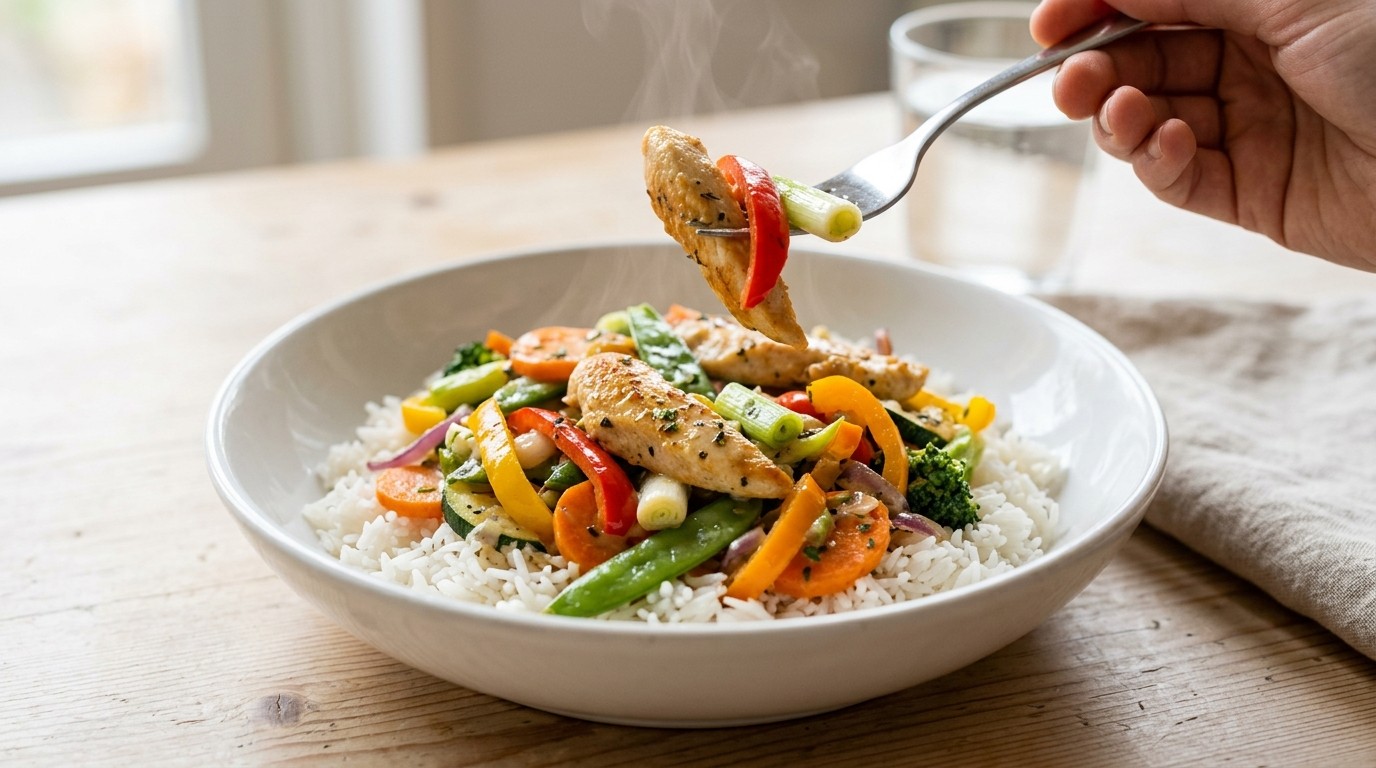 Kipfilet met Groenten uit de wok recept Kipfilet met Groenten uit de wok recept