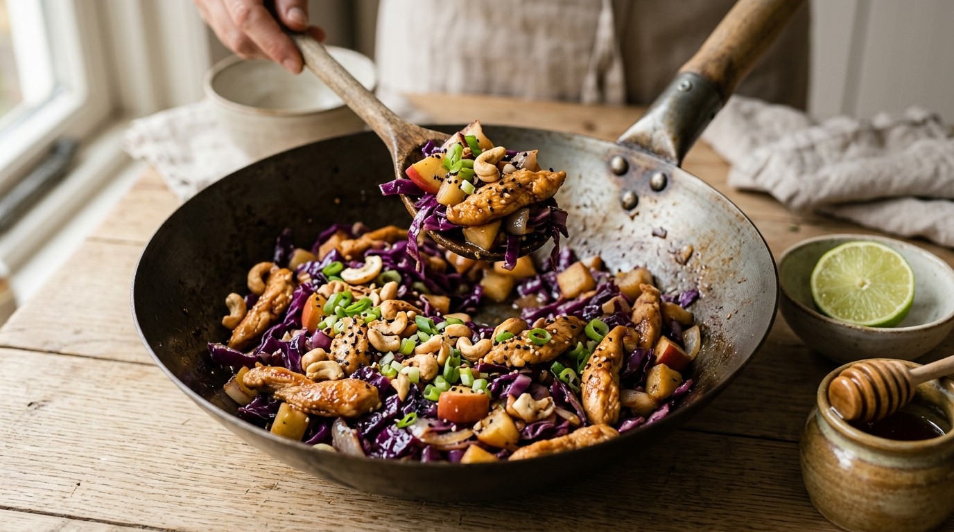 Kipfilet met Rode Kool en Cashewnoten recept Kipfilet met Rode Kool en Cashewnoten recept