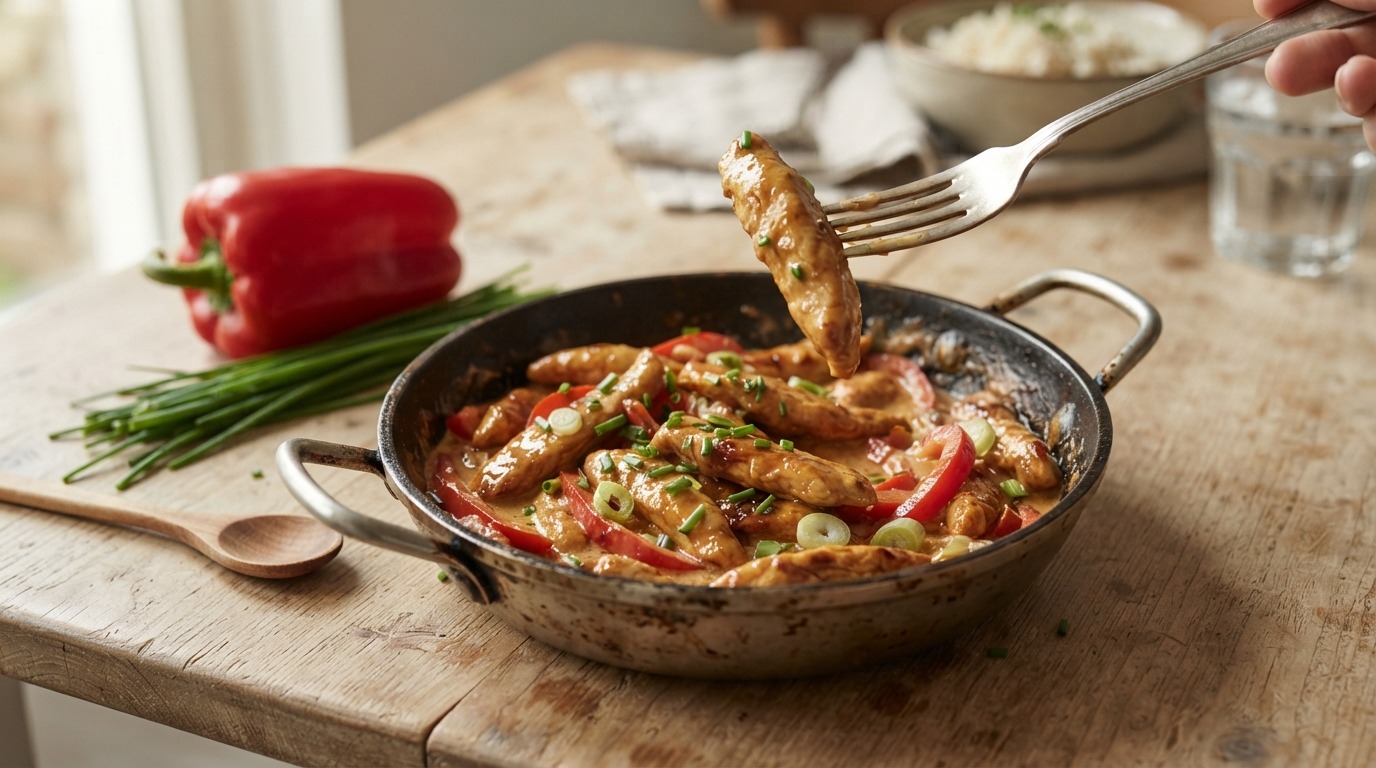 Kipfiletreepjes