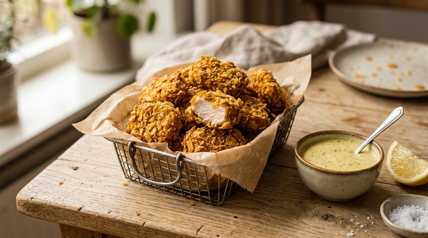 Kipnuggets recept Kipnuggets recept