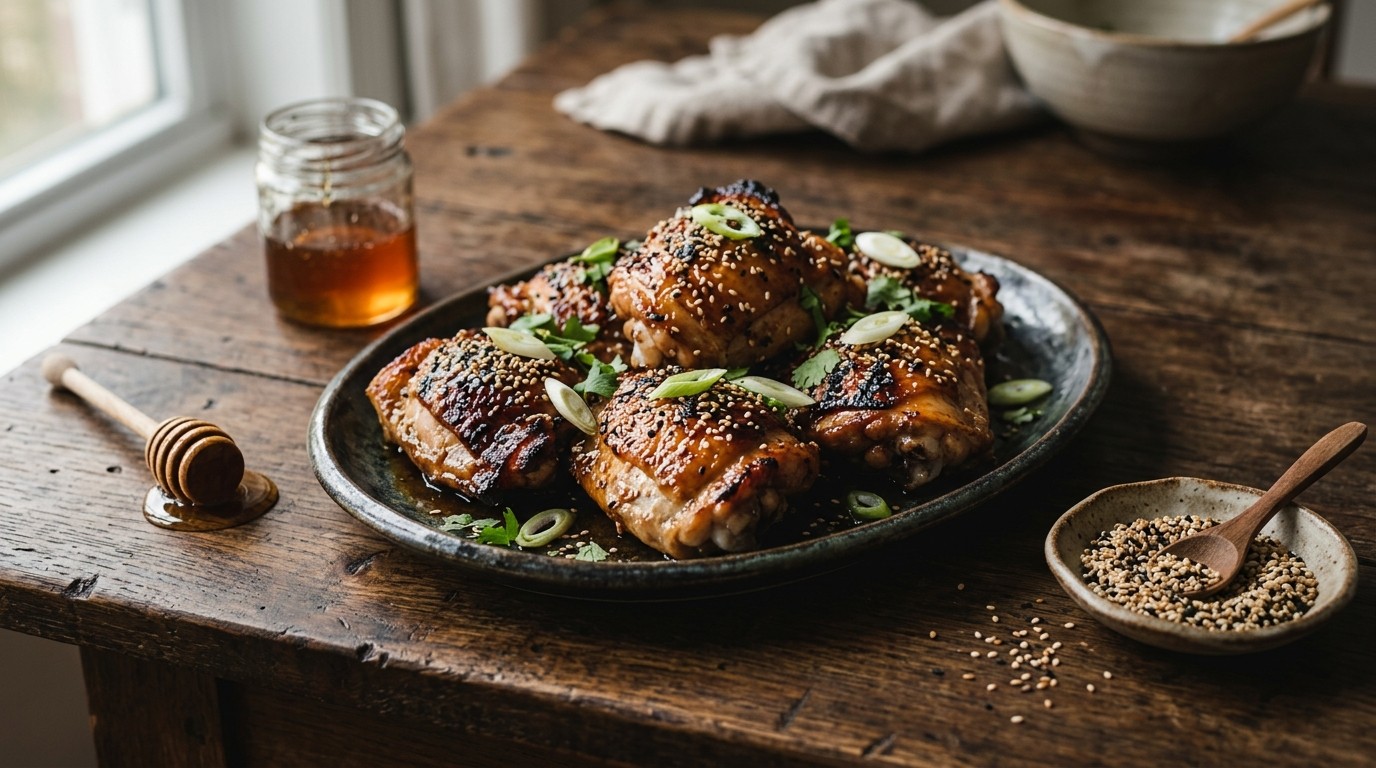 Kippendijen met Sesamkorstje recept Kippendijen met Sesamkorstje recept