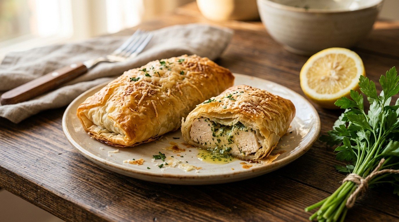 Kippenpasteitjes met Kruidenboter recept Kippenpasteitjes met Kruidenboter recept