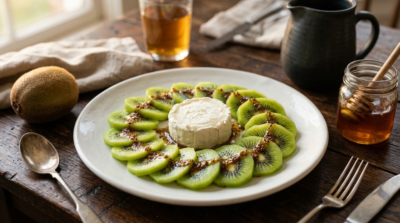 Kiwi met Geitenkaas