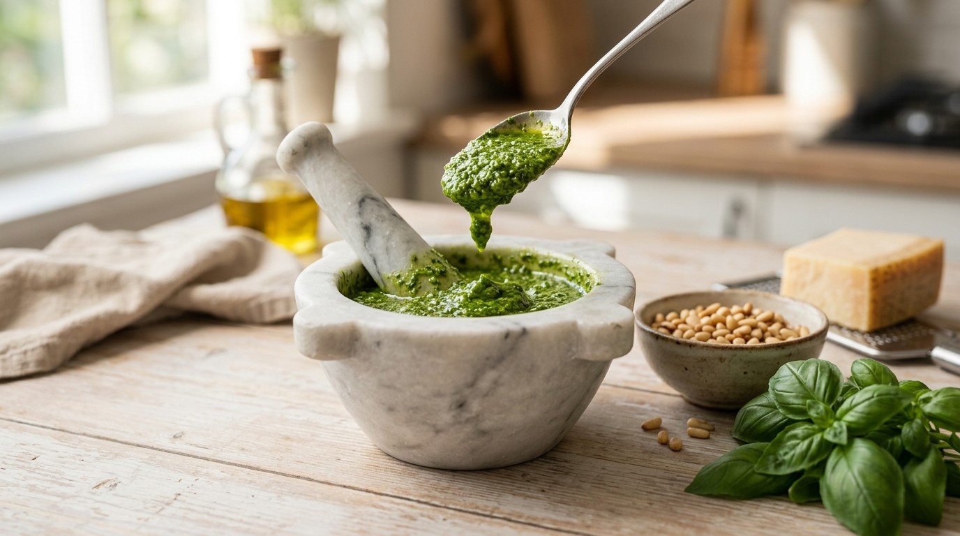 Klassieke Pesto recept Klassieke Pesto recept