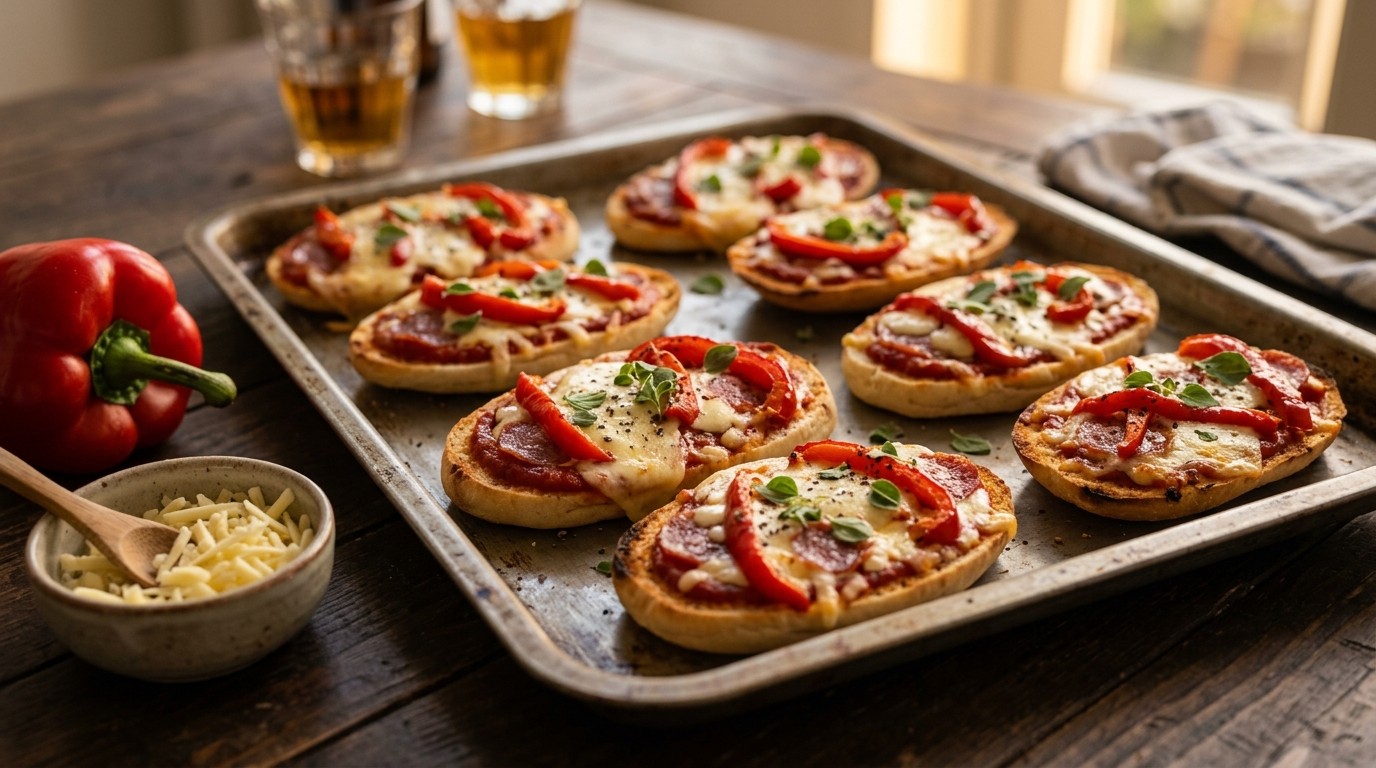 Kleine Pizzaatjes Salami
