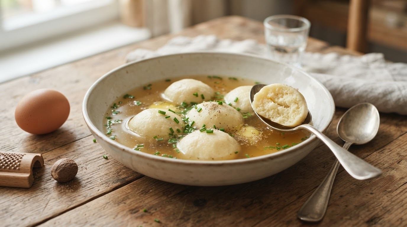 Klößchen (meelklootjes) van Griesmeel