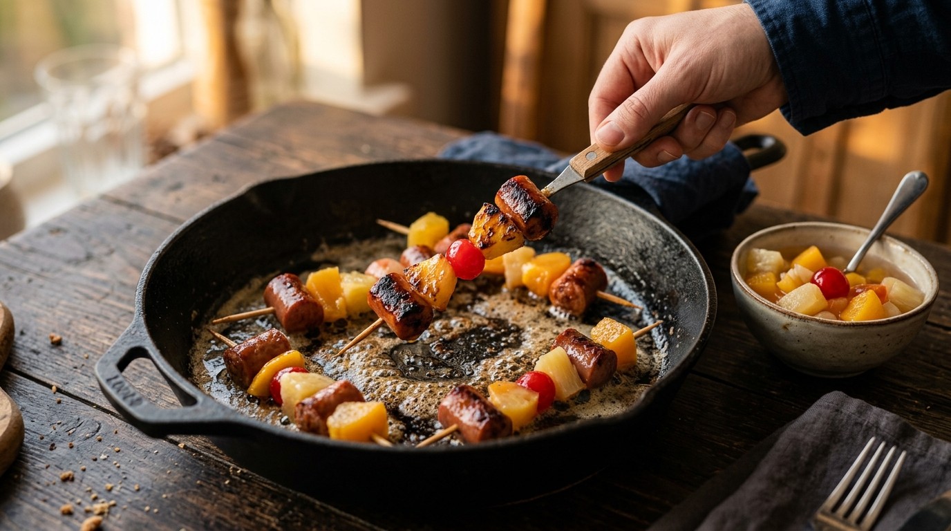 Knakworstspiesjes Voor Gourmet recept Knakworstspiesjes Voor Gourmet recept
