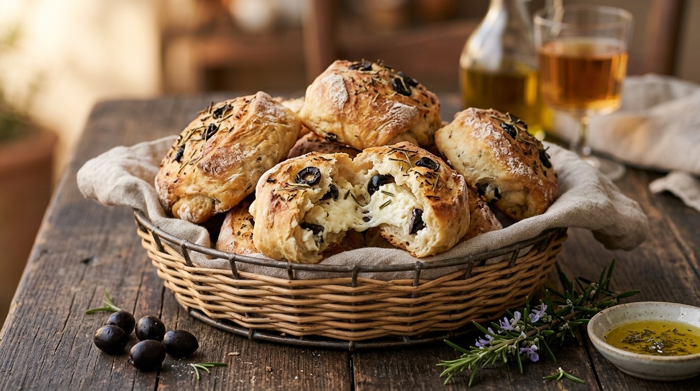 Knapperige Feta Broodjes
