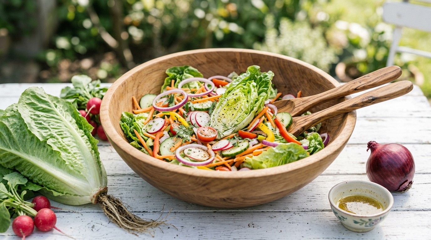 Knapperige Zomersalade recept Knapperige Zomersalade recept
