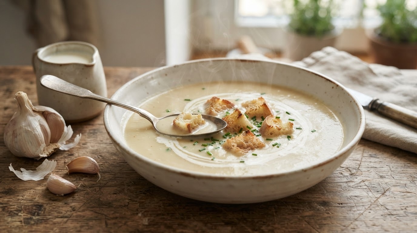 Knoflook Soep recept Knoflook Soep recept