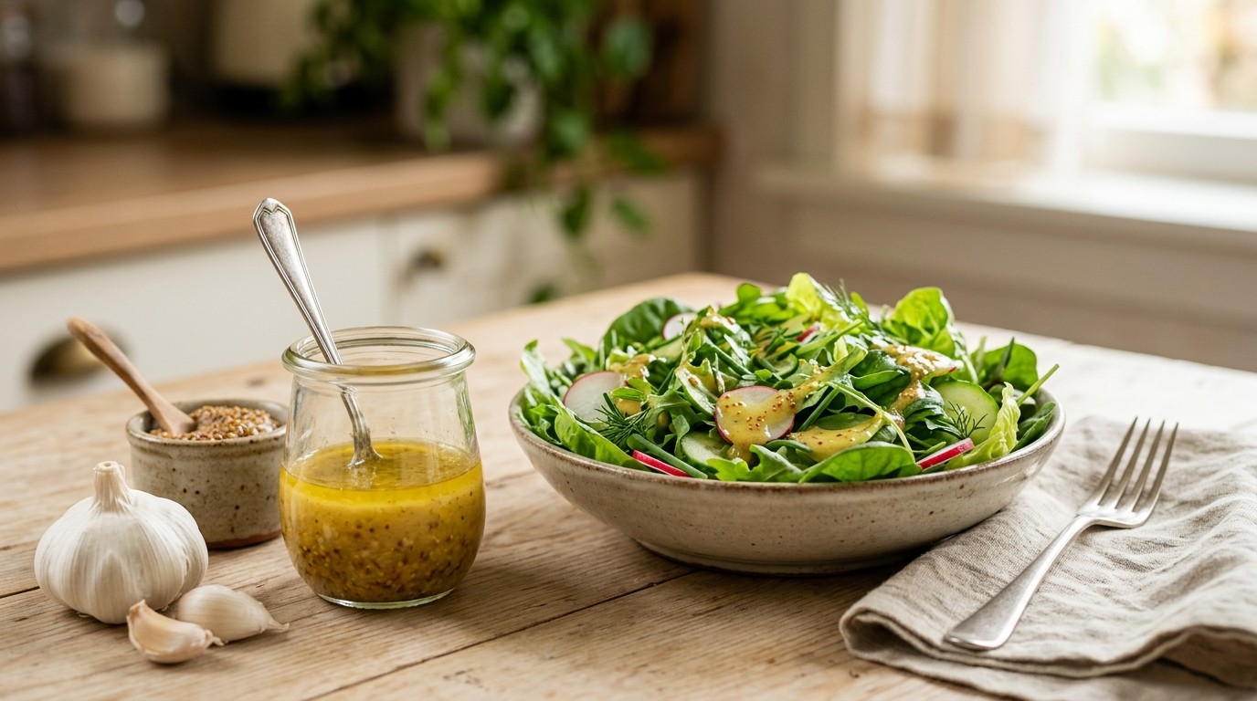 Knoflookvinaigrette
